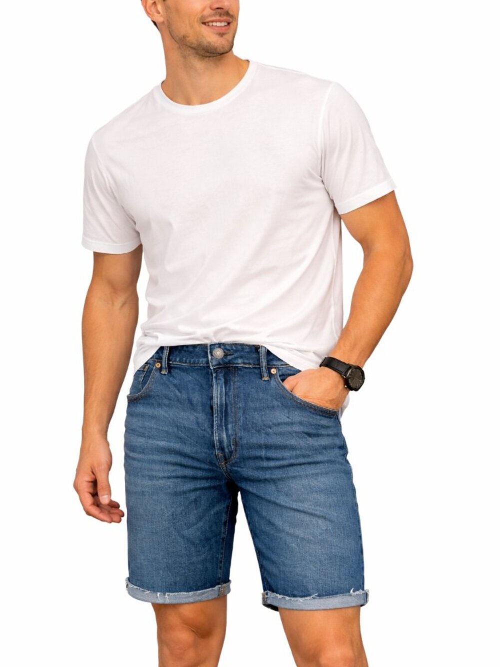 American Eagle Men's AirFlex+ Denim Shorts - Size 36 - NWT $49.95